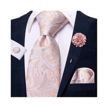 Imagem de Gravata de Seda Azul Clara para Casamento - 8,5cm - Hi-tie, N, 3794, X