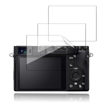 Imagem de NOUKAJU [Pacote com 3] Protetor de tela para Sony RX1R III, película protetora HD, dureza 6h, arranhões, anti-impressão digital, película protetora para câmera Sony RX1R III (não vidro temperado)