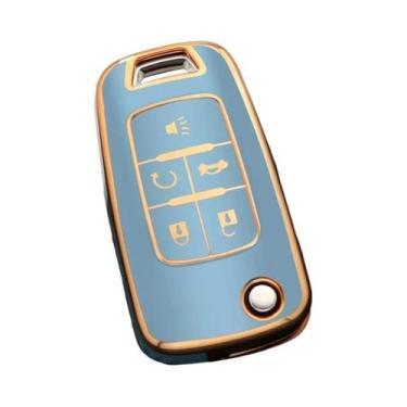 Imagem de Capa De Chave De Carro Chevrolet Opel TPU Para Cruze Malibu Aveo Trax 