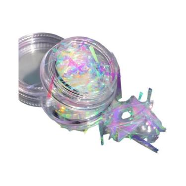 Imagem de Adesivos Coloridos De Arte De Unhas Reflexivos a Laser Misscheering Au
