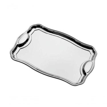Imagem de Bandeja Retangular Tramontina Classic 42 X 29cm Em Aço Inox Com Alça