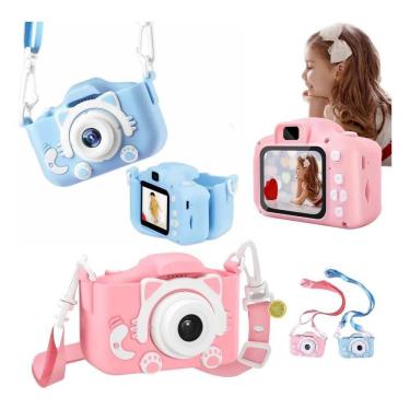 Imagem de Máquina Fotográfica Infantil Digital Vídeos Hd Fotos Jogos