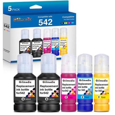 Imagem de Frascos de recarga de tinta GILIMEDIA 542 Pigment para impressora ET-5