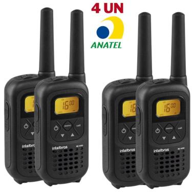 Imagem de 4x Rádio Comunicador Intelbras Rc4002 - Walkie Talkie Ht