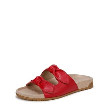 Imagem de Vionic Sandálias femininas Elara Slingback, Couro de ponche de frutas, 5 Wide