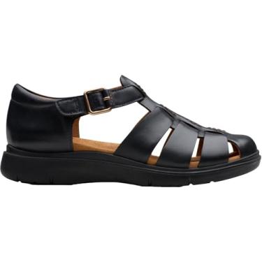 Imagem de Clarks - Sapatos femininos Certina Sun, Couro preto, 11 Wide