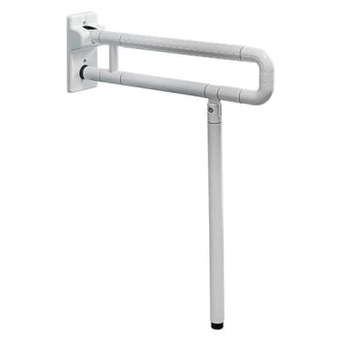 Imagem de Barra de apoio para banheiro, toalheiro, corrimãos de banheiro, corrimãos de segurança de banheiro, corrimãos de suporte dobráveis montados na parede, trilhos de assistência antiderrapantes