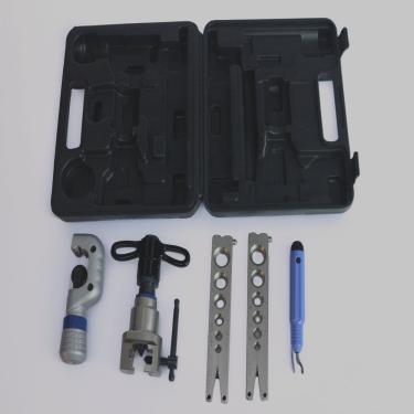 Imagem de Kit Flangeador Excêntrico Gallant com Catraca, Cortador, Escareador 1/4 A 3/4 - GLT808F