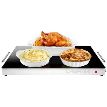 Imagem de Bandeja de Aquecimento Temperatura Ajustável, Perfeito Para Buffets, Restaurantes, Festas, Eventos, Jantares em sa, CHEFMAN RJ22 BLACK TC