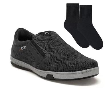 Imagem de Kit Sapatênis Pegada Element Masculino + Par de Meia