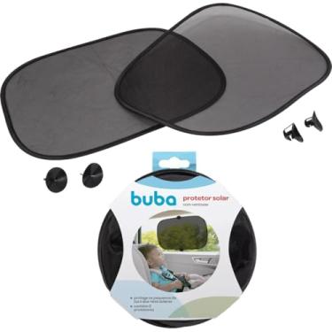 Imagem de Kit 2 Tapa Sol Blackout Com Ventosa Para Carro Buba Bebê Protetor Solar Automotivo Cortina Janela