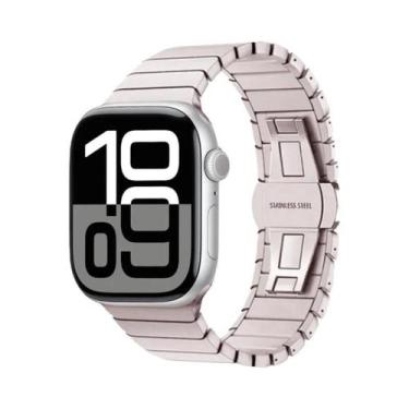 Imagem de Pulseira De Metal Em Aço Inoxidável Para Apple Watch 46 42mm Ultra3 49