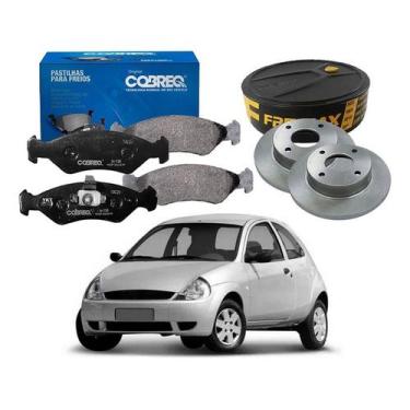 Imagem de Disco Pastilha Freio Dianteiro Ka 1.0 2000 A 2006 - Cobreq