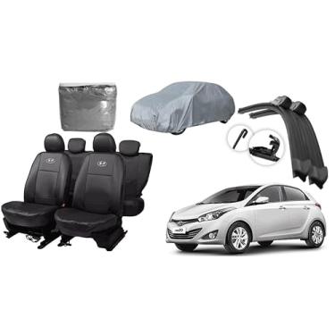 Imagem de Capa de couro +Capa de cobrir + Limpador de para - brisa -Hyundai Hb20 12-16