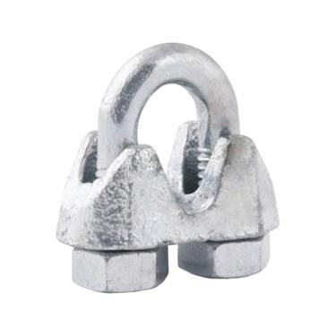 Imagem de Clips Para Cabo De Aco Galvanizado Vonder 1-8 3,2 Mm Pacote 50 Unidades