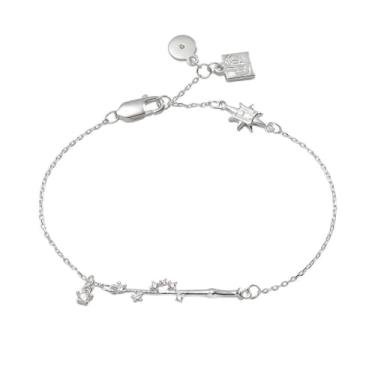Imagem de Alex and Ani Pulseira ajustável Harry Potter, varinha de Harry Potter, acabamento em prata esterlina 925, prata, 16,5 a 20,3 cm, One Size, Latão, Sem pedras preciosas