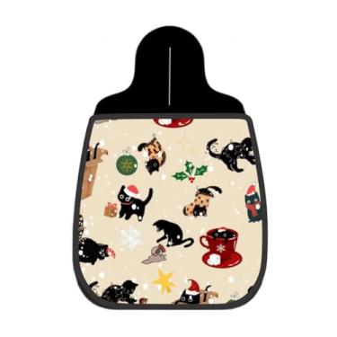 Imagem de Lixeira De Carro Organizador Lixinhocar Gatos Natal Xícara