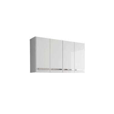 Imagem de Armario Aereo Suspenso de Cozinha Georgia Branco Brienza Movelaria