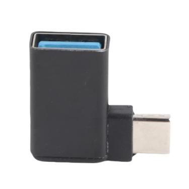 Imagem de SUNGOOYUE Adaptador USB-C OTG, USB 3.2 Fêmea para Tipo C Macho, Liga de Alumínio, Transferência e Carregamento Rápido de Dados, Compatível Com Plug and Play, Prata