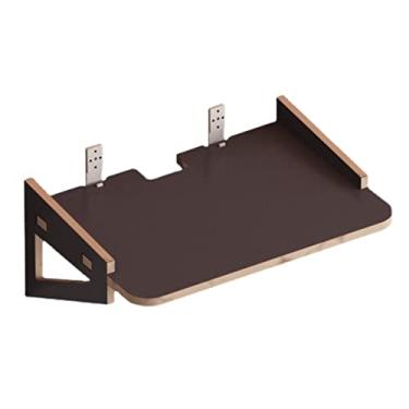 Imagem de uhyOHF Suporte para projetor, suporte para projetor, prateleira de parede, suporte de cabeceira resistente, suporte para projetor, sem perfuração, prateleira para projetor, suporte (