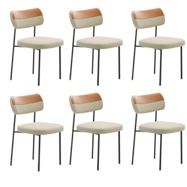 Imagem de Kit 6 Cadeiras Mila Courissimo Linha Para Sala Jantar Gourmet em Aço-EdeCasaMoveis