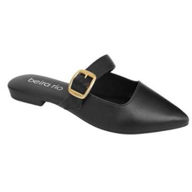 Imagem de Mule Beira Rio Sapatilha Feminina Bico Fino 4134.1011-Feminino