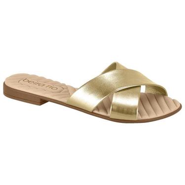 Imagem de Chinelo Feminino Slide Dourado Beira Rio 8519.101-Feminino