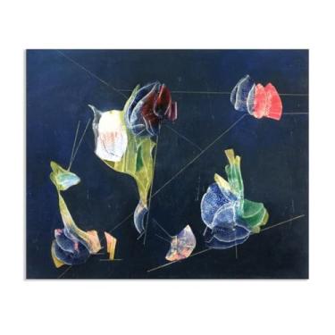 Imagem de Pôster Max Ernst Flores Exóticas Reproduções de Pinturas Famosas Surrealismo Arte de Parede Tela Max Ernst Decoração de Parede para Presentes de Sala de Estar 65 x 50 cm (66.0x48.3 cm) Sem Moldura