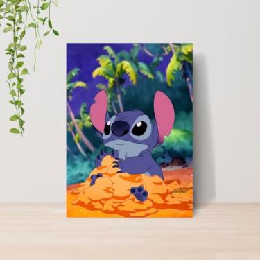 Imagem de Genérico, Quadro Lilo e Stitch Infantil A4 | Placa MDF 11