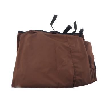 Imagem de Capa de almofada de assento de rede de tafetá de poliéster, ultraleve e resistente à água, resistente a rasgos, para almofada de balanço de 3 lugares