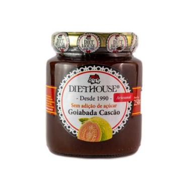 Imagem de Doce Diet Vegano de Goiabada Cascão Sem Açúcar - Diet House