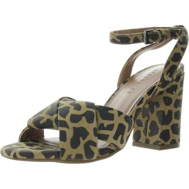 Imagem de Aerosoles Sandália feminina de salto Lyra, Girafa marrom, 6