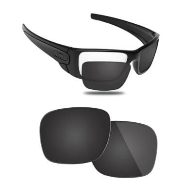 Imagem de Fiskr Lentes polarizadas de substituição compatíveis com óculos de sol Oakley Fuel Cell OO9096, resistente a impactos e ajuste perfeito, Preto clássico, One Size