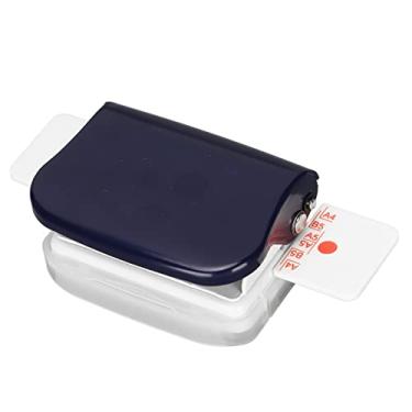 Imagem de Cryfokt Mini Máquina de Encadernação de Livro Cinch, Máquina de Ligação Manual de Alta Precisão para A4, B5, A5, Liga de Aço Abs 1 X Manual (Azul)