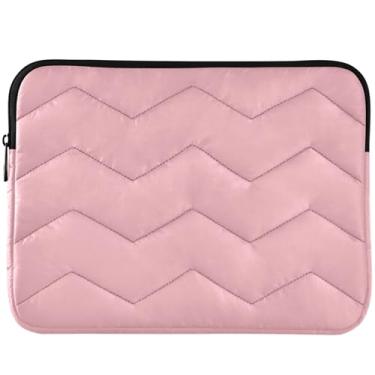 Imagem de Capa para laptop rosa blush para Macbook Air 13 polegadas, capa para laptop inchada, 13 a 14 polegadas, universal