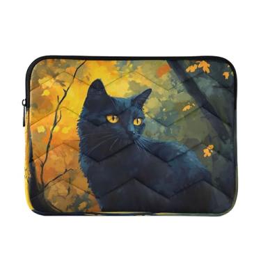 Imagem de Bolsa para laptop Black Cat, bolsas de laptop de 33 a 13,3 polegadas para homens, bolsas médias para professores para mulheres