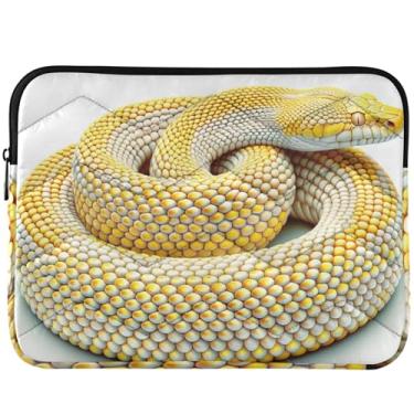 Imagem de Capa engraçada para laptop de cobra com pele de milho para Macbook Pro 14 polegadas, acessórios de computador, bolsa universal de 33 a 35 cm