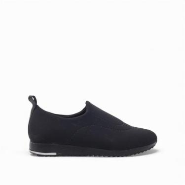 Imagem de Tênis Flat Elastano Conforto - USAFLEX, Preto, 36