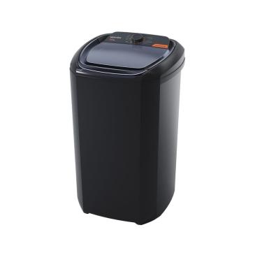 Imagem de Lavadora de Roupas Semiautomática Premium - 20 Kg - Preta - Wanke