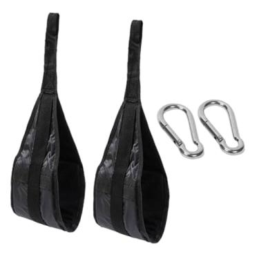 Imagem de Pegciuho Cintas de Suspensão Abdominal de 2 Peças, Tecido Oxford Reforçado, Suporte Confortável E Versátil, Adequadas para Exercícios em Casa E Na Academia, com Mosquetão