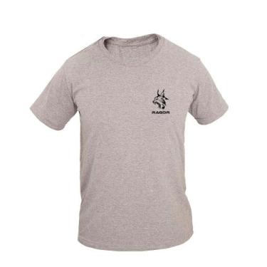 Imagem de Camiseta Masculina Algodão Manga Curta Estampa Lince Casual - Ragor, G