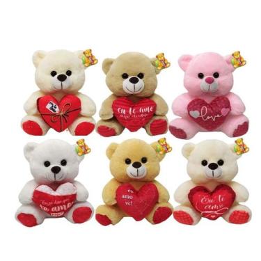 Imagem de Pelucia Urso 20cm Fe7426 Sortidos A Unidade - Fizzy