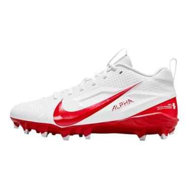 Imagem de Nike Chuteira masculina Alpha Menace 4 Varsity, Branco/vermelho universitário/pó fóton/vermelho universitário, 38