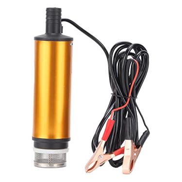 Imagem de Generic Bomba de Transferência de óleo, Baixo Ruído, Adequada para Mini 12v 51mm Dc 30l/min, para Querosene, água, Liga de Alumínio, Laranja + Preto