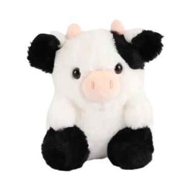 Imagem de Brinquedo De Pelúcia De Vaca Leiteira Super Macio De 20cm, Boneco De A