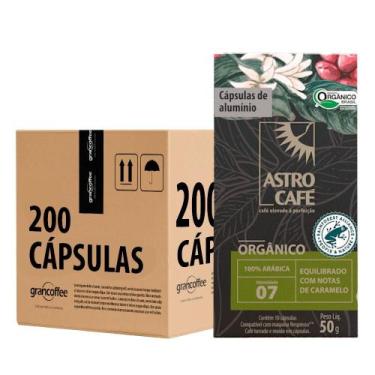 Imagem de Kit Cápsulas Astro Café Orgânico 200 cápsulas