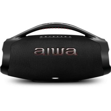 Imagem de Caixa de Som Aiwa Boombox Plus BBS-01-B, Bluetooth, 200W RMS, IP66, 30 Horas de Bateria,4899-01-Unissex