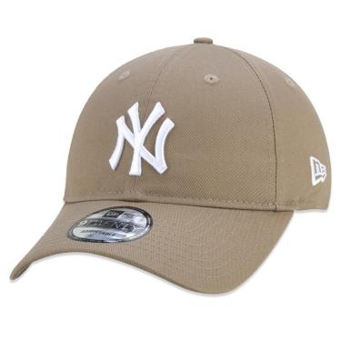 Imagem de BONE 9TWENTY MLB NEW YORK YANKEES ABA CURVA KAKI STRAPBACK KAKI NEW ERA-Masculino