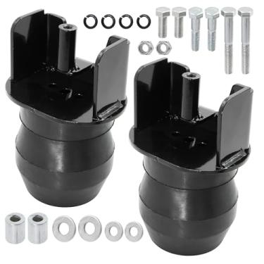 Imagem de ECOMARK Kit de suspensão de almofada de borracha Molas auxiliares de borracha traseiras 2 peças adequadas para Ford F-350 1970-1998 Ford F-250 F-350 Super Duty Pickup trucks 2005-2016 substituir