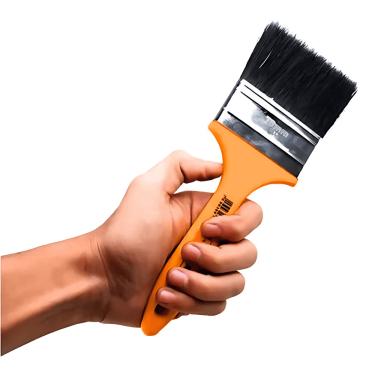 Imagem de Pincel Multiuso Trincha 3" 21 x 8 cm Cabo Laranja BARCELONA